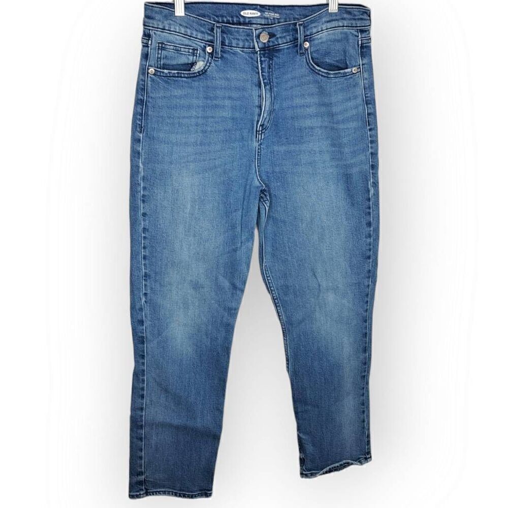 Old Navy Women's The Power Jean aka The Perfect Straight Ankle in Donna Wash siz
